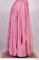  Photos Woman in Historical Dress 76 historical clothing lower body pink skirt summer dress 0007.jpg